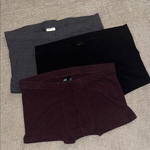 H&M 3 pack men’s large underwear boxer briefs nwot
